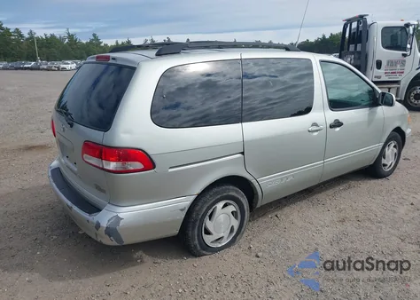 2002 Toyota Sienna Le from USA, damaged, VIN 4T3ZF13C42U506981